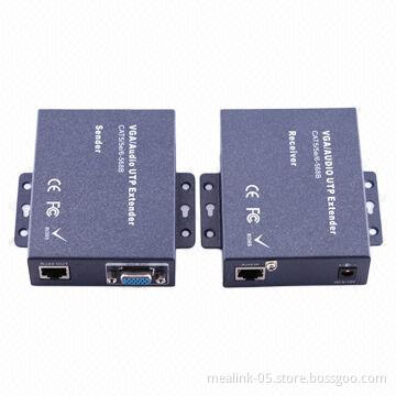 300M 1 to 1 VGA extender over cat5e/6 with local and adjustable